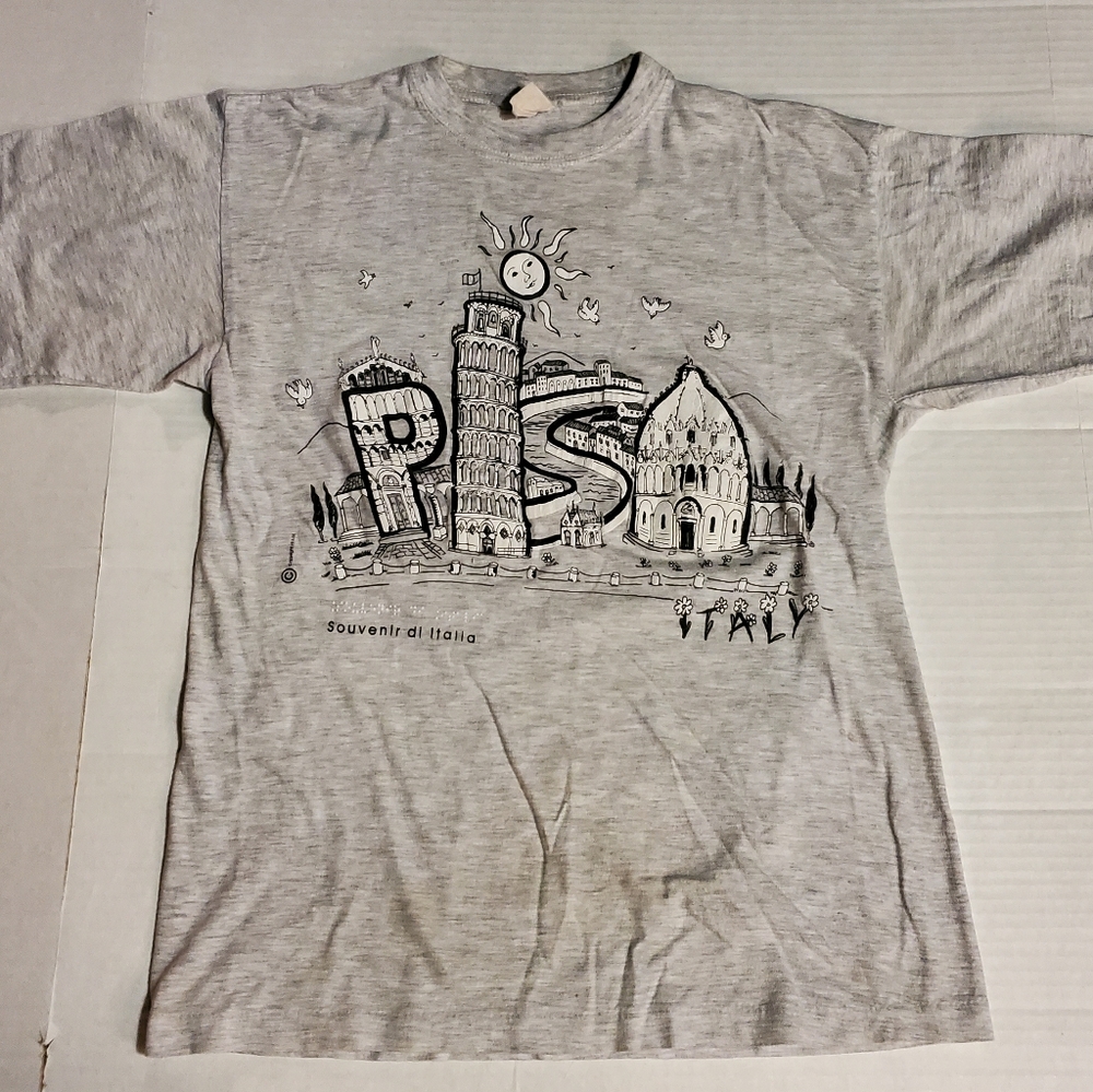 Vintage Pisa Italy souvenir shirt